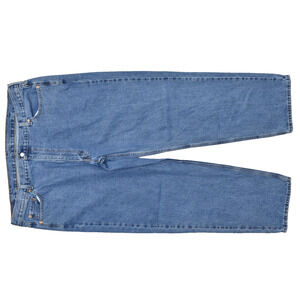 Levi's 550 Relaxed Fit Jeans Men's Blue Regular Size 46x30 Cotton Blue Zip